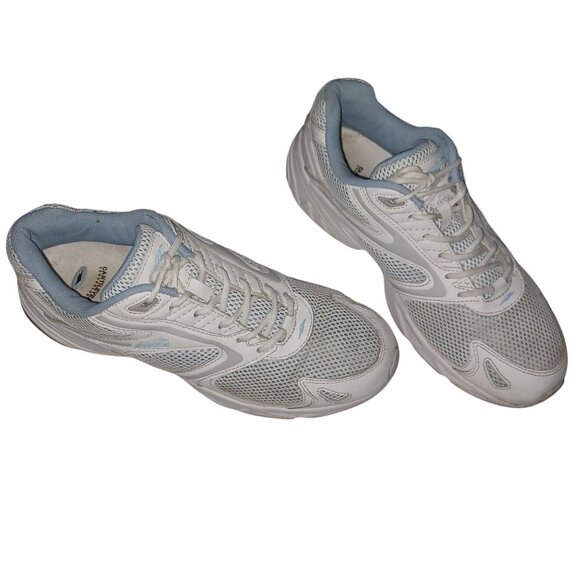 Avia Womens Sneakers Size 9.5 White Light Blue Running Walking Shoes - Picture 10 of 13